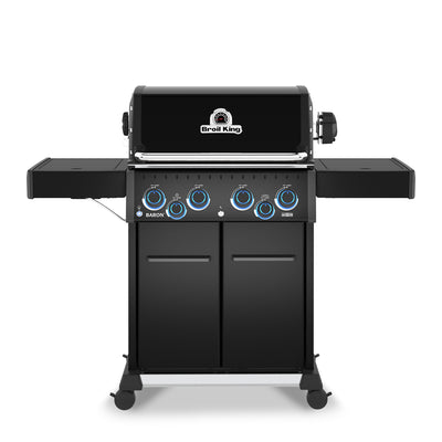 Broil King Baron 490 Pro Shadow 4-Burner 40,000-BTU Propane Gas BBQ - 674144 Grill | Broil King Baron 490 Pro Shadow 4-bruleurs 40 000 BTU Barbecue a gaz propane - 674144