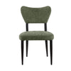 Kort & Co. Capri Dining Chair, Polyester Fabric, Metal – Green | Chaise de salle à manger Capri de Kort & Co. en tissu de polyester et en métal - verte