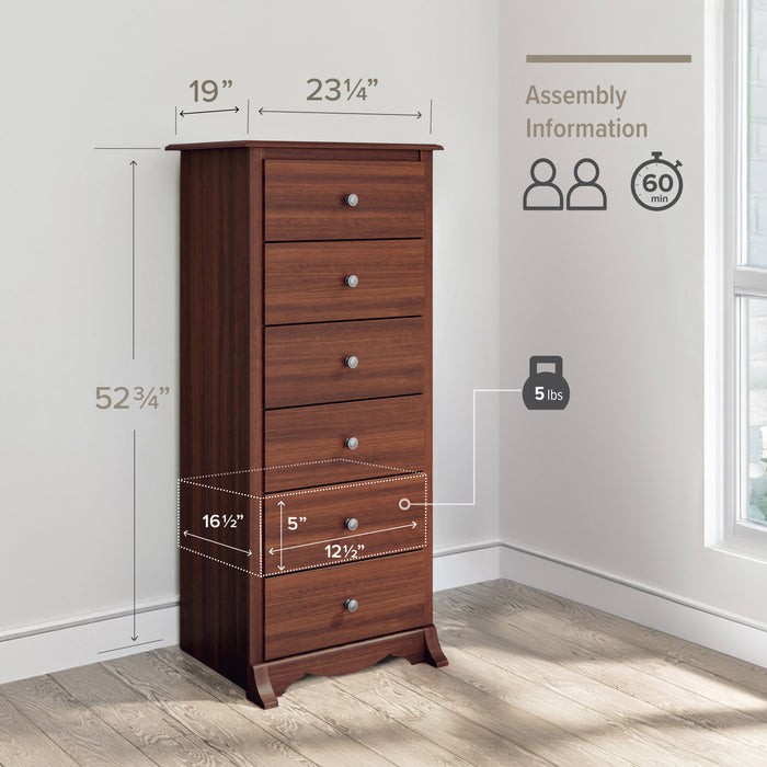 Monterey Tall 6-Drawer Chest - Cherry