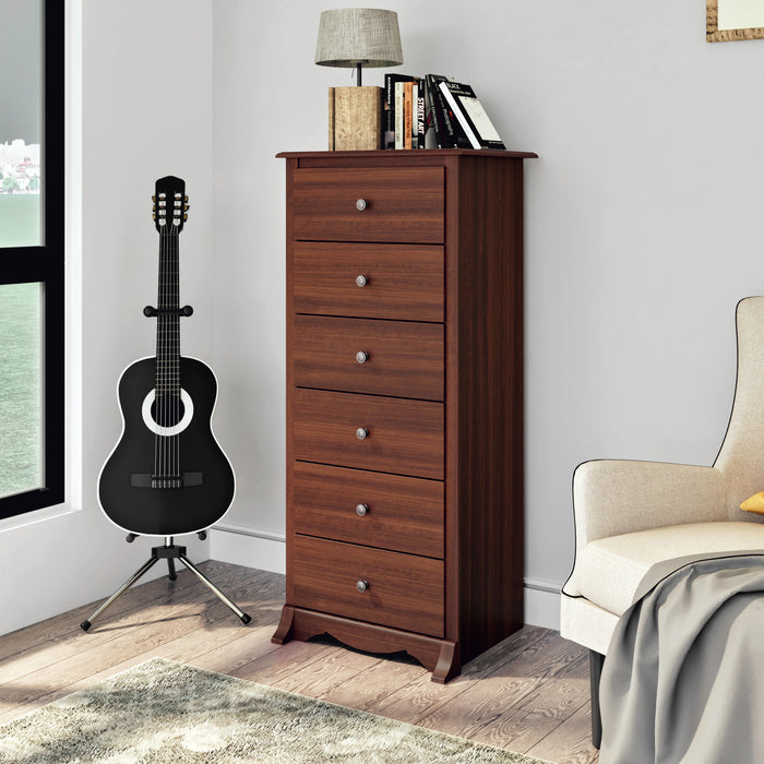 Monterey Tall 6-Drawer Chest - Cherry