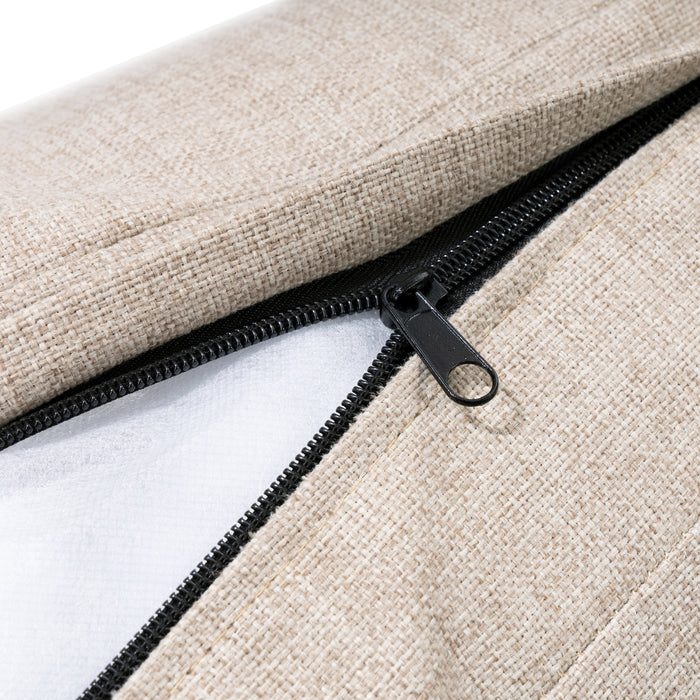 Deko Living Outdoor Rocking Egg Chair with Canopy - Brown