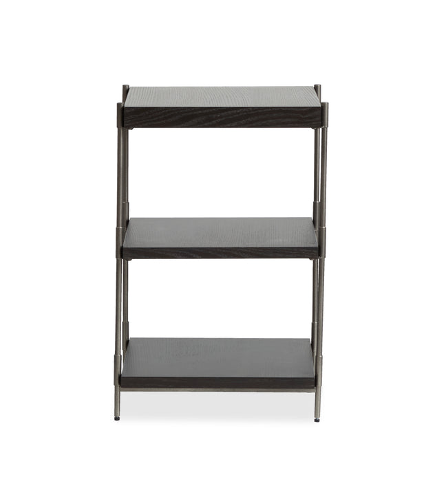 Corrall 16\" Accent Table with Storage - Dark Briarsmoke