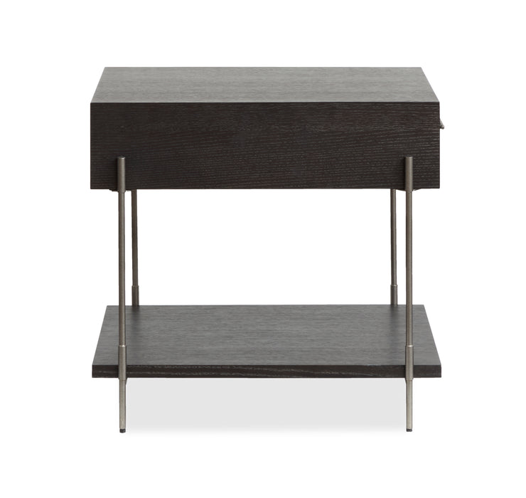 Corrall 20\" End Table with Storage - Dark Briarsmoke