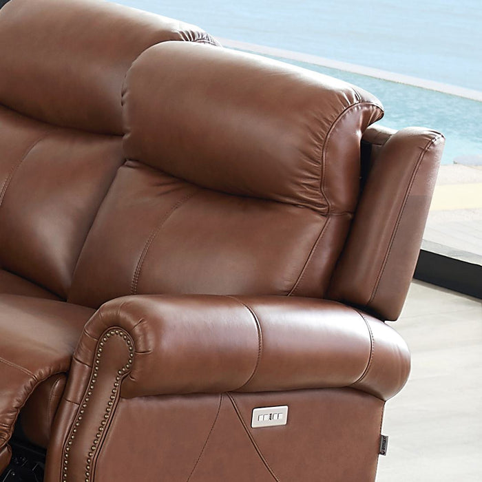 Hydeline Royce Power Reclining Loveseat - Brown