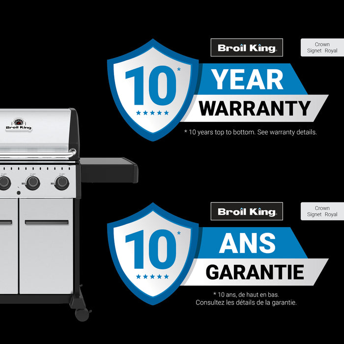Broil King Crown S 440 4-Burner 40,000-BTU Propane Gas BBQ - 865364 Grill