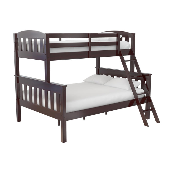 DHP Airlie Twin Over Full Bunk Bed - Espresso