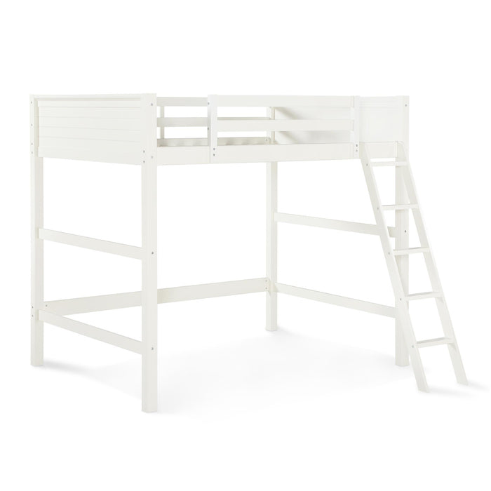 DHP Denver Full Loft Bed for Kids - White