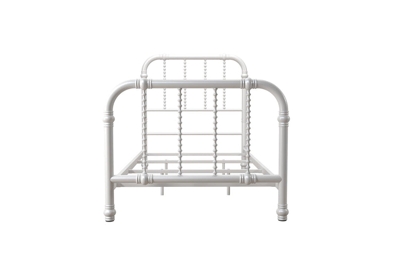 Dorel Home Krissy Twin Metal Bed - White