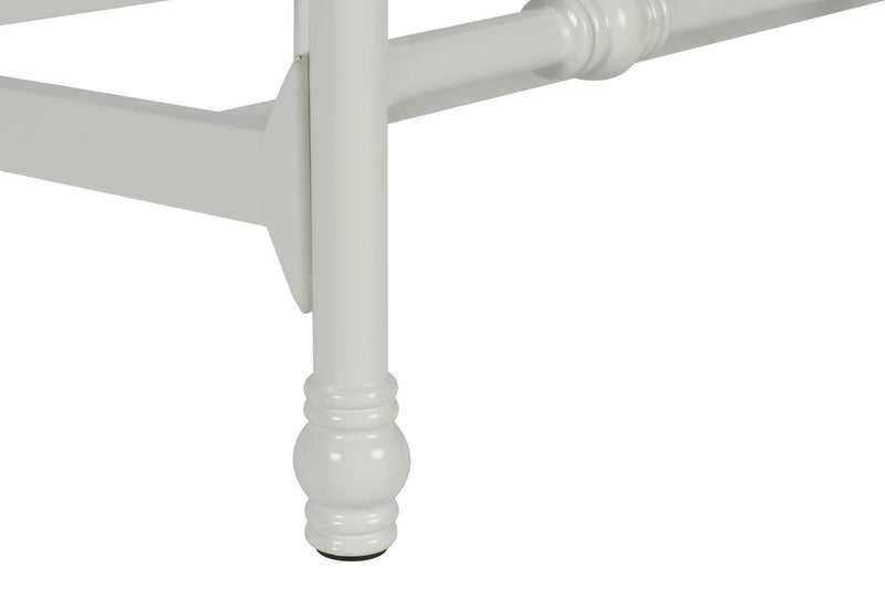 Dorel Home Krissy Twin Metal Bed - White
