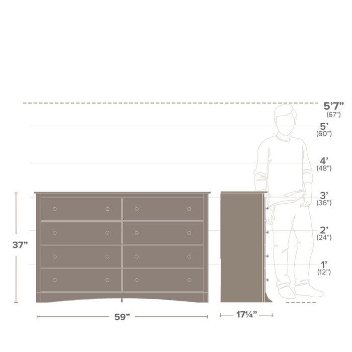 Fremont 8-Drawer Dresser - Espresso