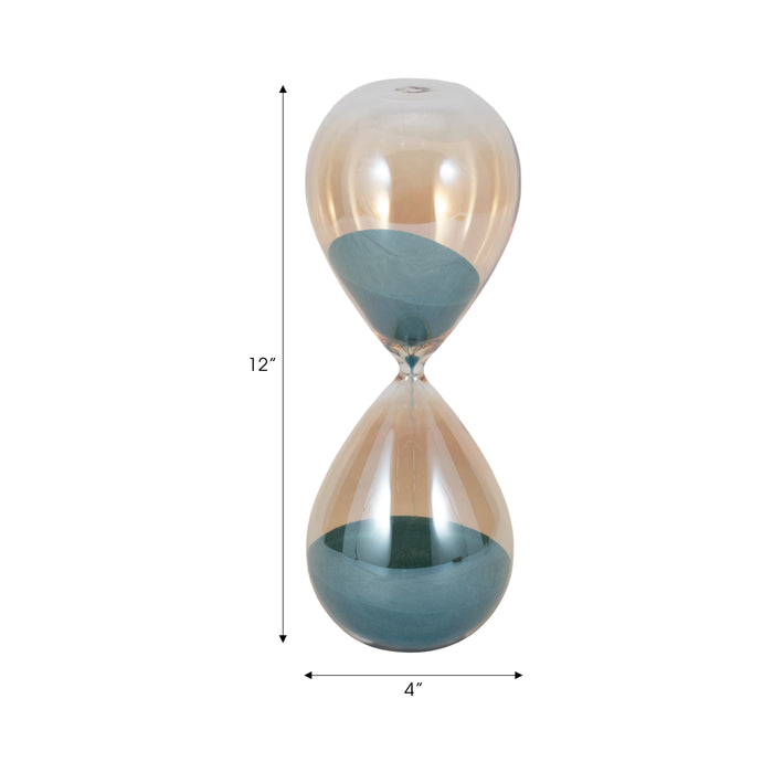 Glass 12\" Channing Small Hourglass