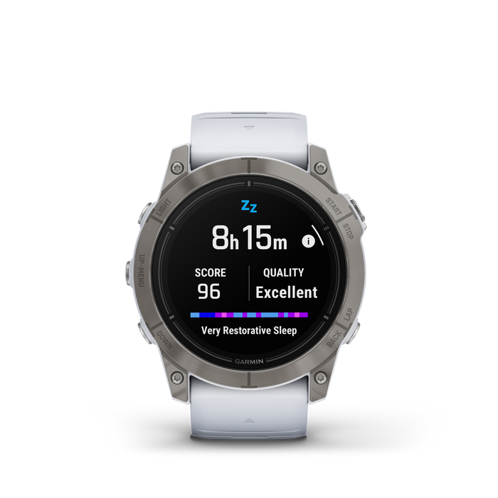 Garmin Epix™ Pro Gps Smartwatch - Health Tracking With Amoled Display, 51mm - Titanium/whitestone