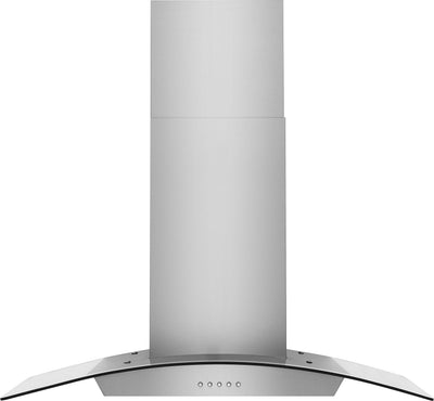 Frigidaire 36"  Glass Canopy Hood - Stainless Steel -  FHWC3670LS | Frigidaire Hotte à auvent en verre Frigidaire 36 po - FHWC3670LS