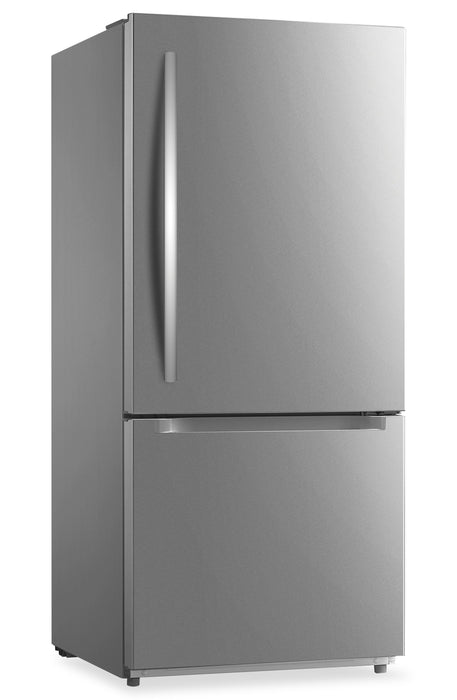 Frigidaire 29.5” 19 Cu. Ft. Bottom Freezer Refrigerator - Smudge-Proof Stainless Steel - FRBE1925AF