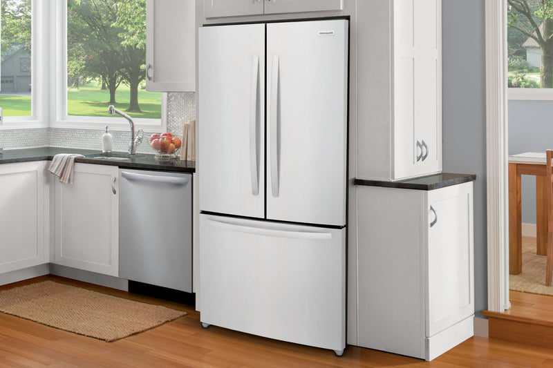 Frigidaire 18 Cu. Ft. Counter-Depth French Door Refrigerator - White - FRFG1723AW