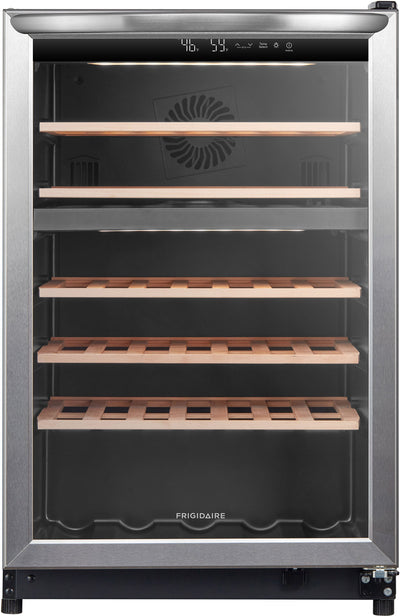 Frigidaire 45 Bottle Two-Zone Wine Cooler - Stainless Steel -  FRWE4626AS | Frigidaire Refroidisseur à vin de 46 bouteilles - FRWE4626AS