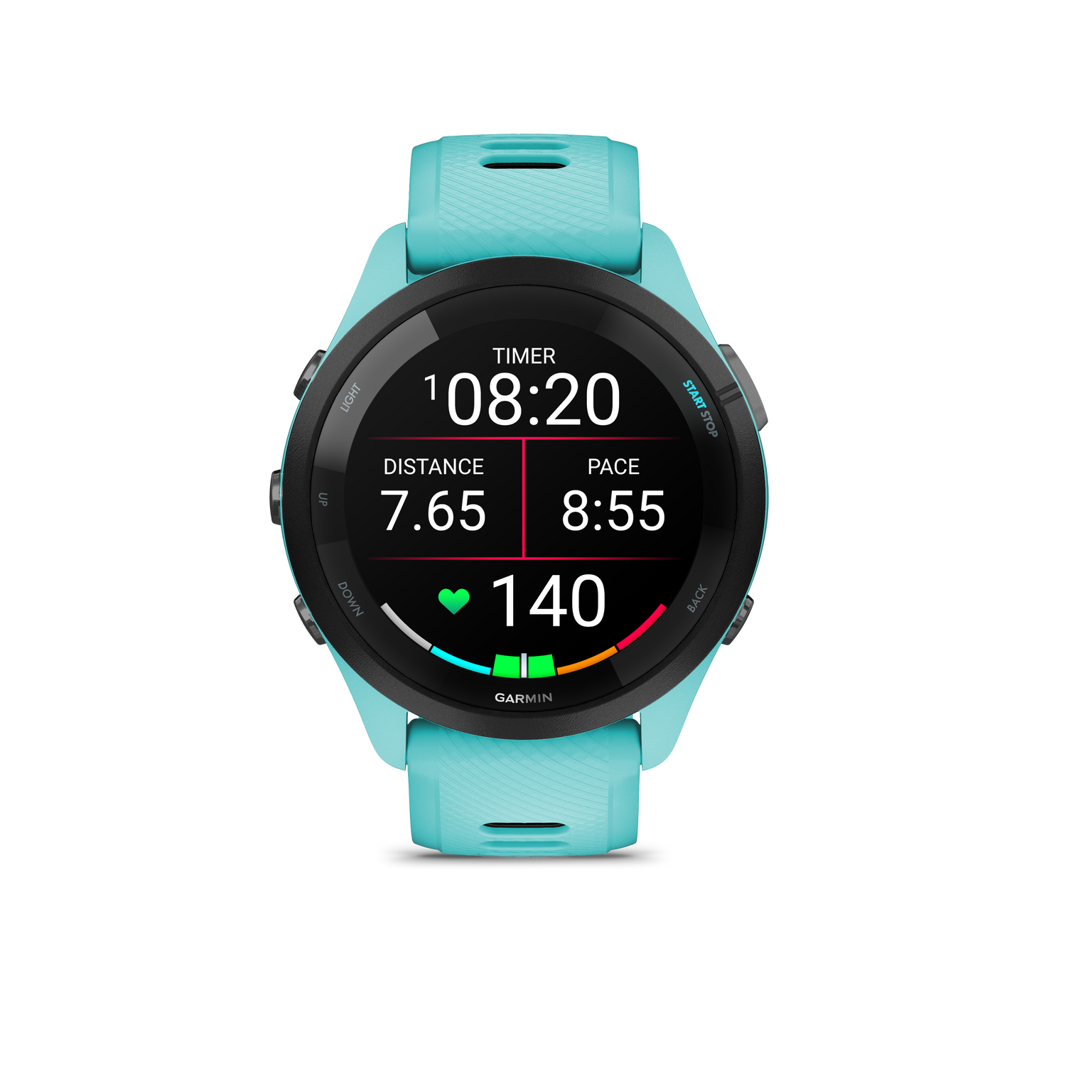 Garmin Forerunner 265 46 mm Fitness Smartwatch Aqua The Brick