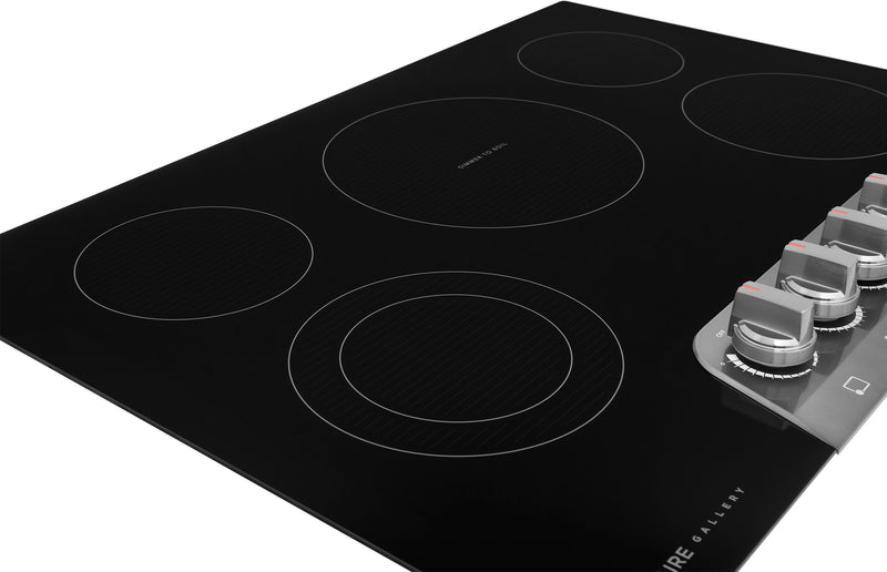 Frigidaire Gallery 30\" Electric Cooktop - Black Stainless Steel -  GCCE3070BD