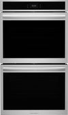 Frigidaire Gallery 30\" Double Electric Wall Oven with Stone-Baked Pizza - Stainless Steel - GCWD3070AF