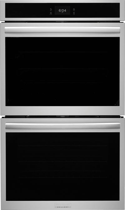Frigidaire Gallery 30" Double Electric Wall Oven with Stone-Baked Pizza - Stainless Steel - GCWD3070AF | Frigidaire Gallery Four électrique mural double de 30 pouces avec pizza cuite sur pierre - GCWD3070AF