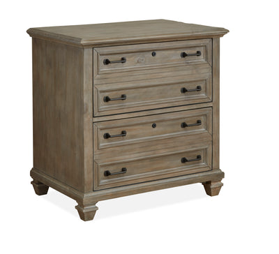 Gerrard 31" Filing Cabinet with Locking Drawers - Dovetail Grey | Classeur Gerrard de 31 po avec tiroirs verrouillables - gris tourterelle