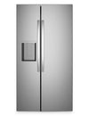 GE 36\" 28 Cu. Ft. Side-by-Side Refrigerator with Ice and Water Dispenser - Stainless Steel - GSS28NYYFS