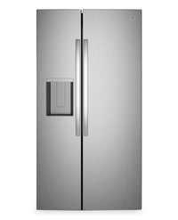 GE 27.7 Cu. Ft. Side-By-Side Refrigerator - Fingerprint Resistant Stainless - GSS28PYYFS