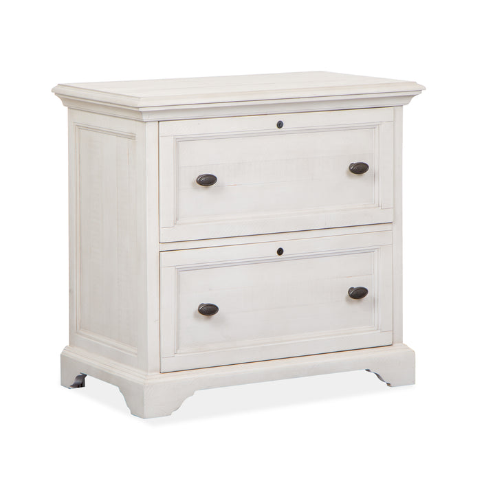Milson 32\" Filing Cabinet with Locking Cabinets- Alabaster