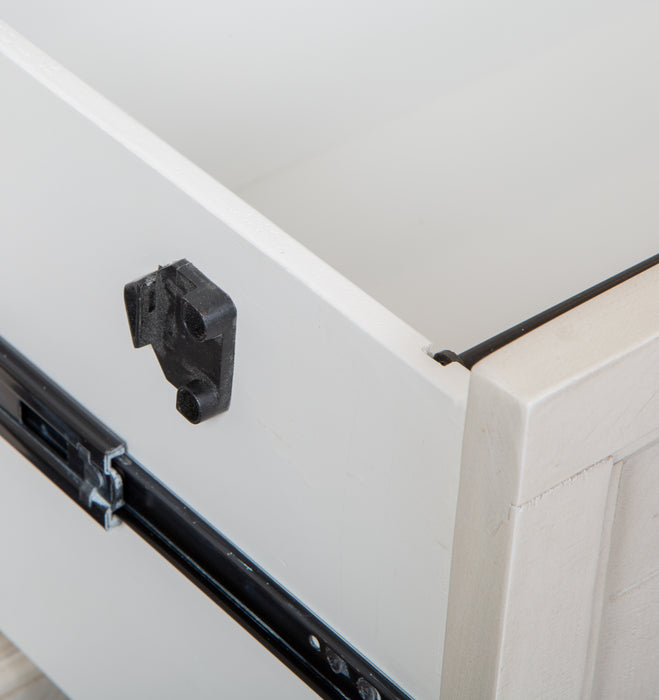 Milson 32\" Filing Cabinet with Locking Cabinets- Alabaster