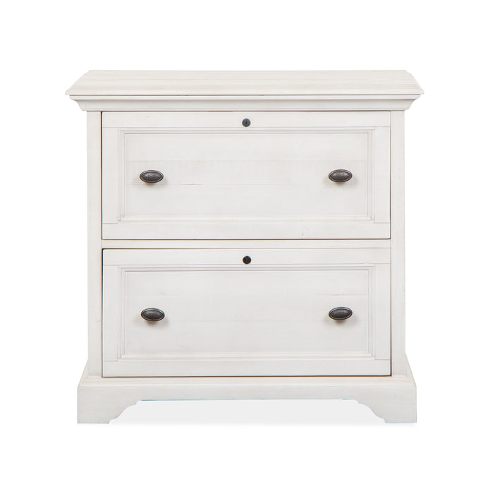 Milson 32\" Filing Cabinet with Locking Cabinets- Alabaster