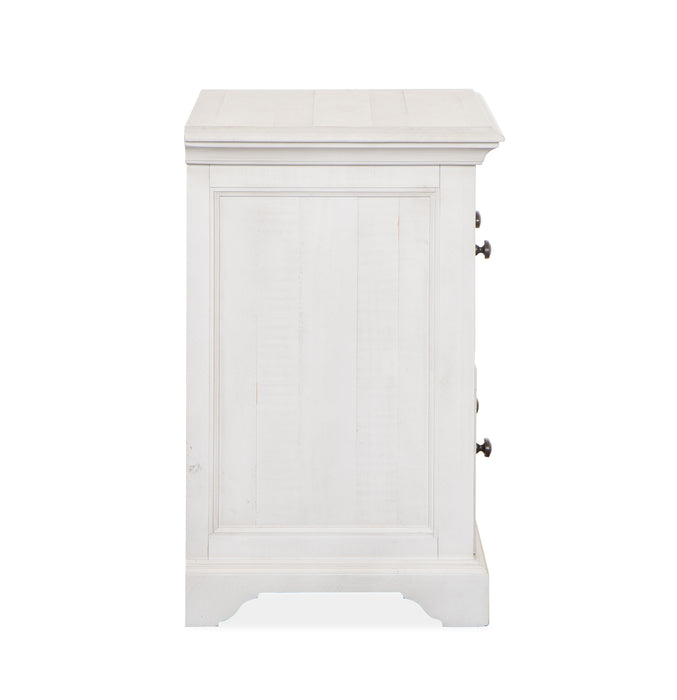 Milson 32\" Filing Cabinet with Locking Cabinets- Alabaster