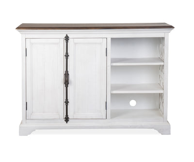 Milson 52" Filing Cabinet with Adjustable Shelves - Alabaster | Classeur Milson de 52 po avec tablettes réglables - albâtre