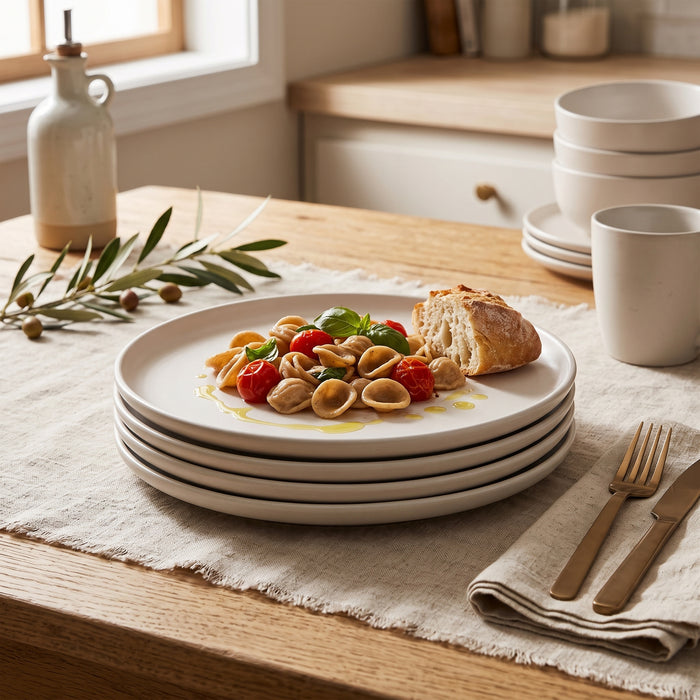 S&Co Gourmet Lisbon Stoneware Dinner Plates