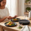 Lisbon Stoneware Dinner Plates, Set of 4  | Ensemble de 4 Grandes Assiettes Lisbon en Gres