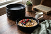 S&CO Gourmet Lisbon Set of 4 Black Stoneware Pasta Bowls | S&CO Gourmet Lisbon Ensemble de 4 Bols a Pates en Gres Noir