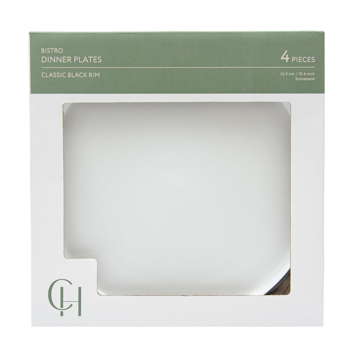 Cena Home Bistro Dinner Plates Set of 4