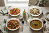 Oslo Opal Glass Pasta Bowls, Set of 4  | Ensemble de 4 Bols a Pates Oslo en Verre Opale