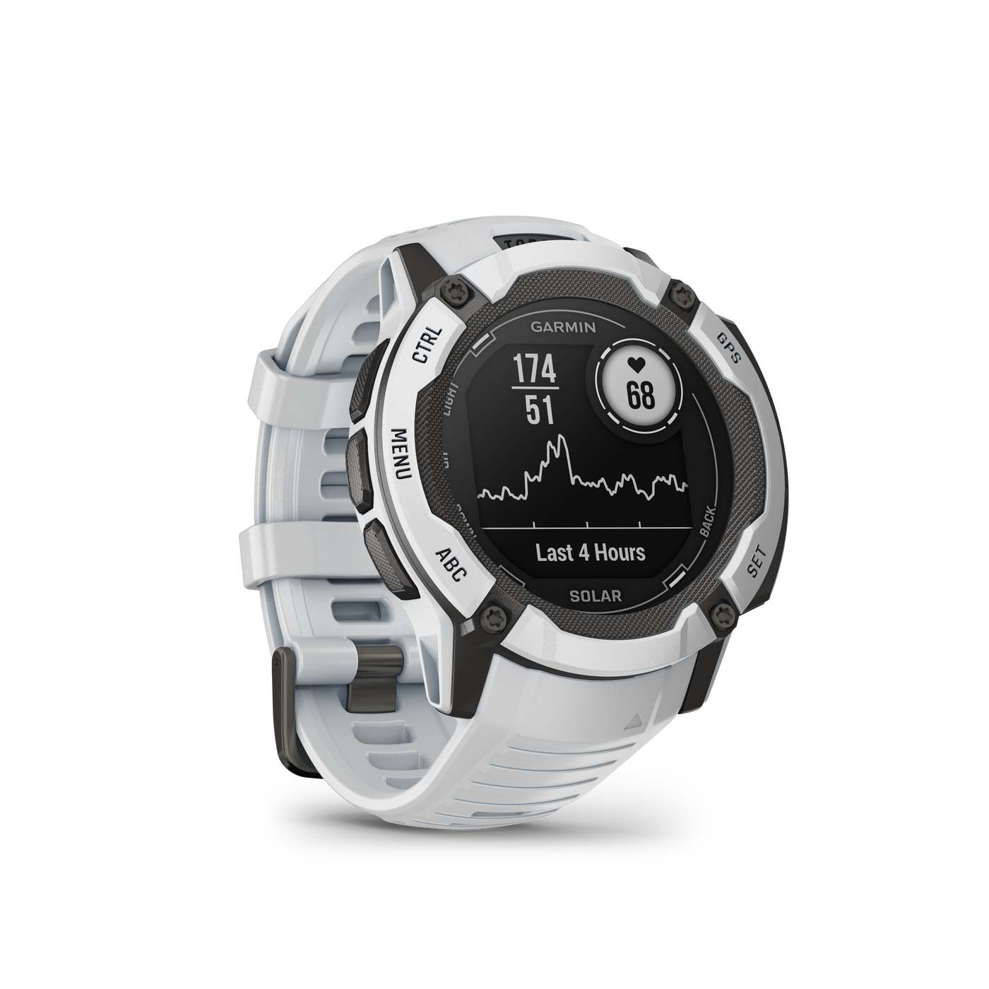 Garmin Instinct 2X 50 mm Solar GPS Smartwatch Whitestone The