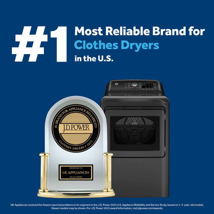 GE 7.2 Cu. Ft. Electric Dryer with SaniFresh Cycle – White - GTD49EBMRWS