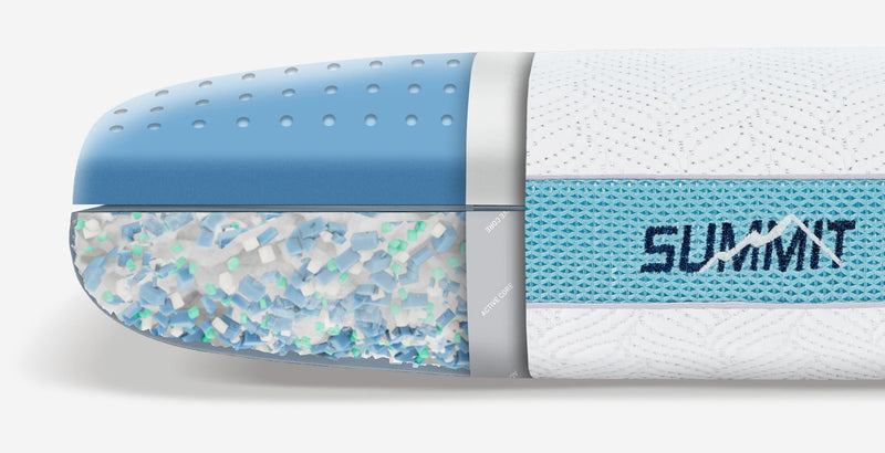 Bedgear Summit 1.0 Performance King Pillow – Stomach Sleeper