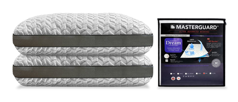 Masterguard® Dream™ King Mattress Protector with 2 King Pillows - The Brick
