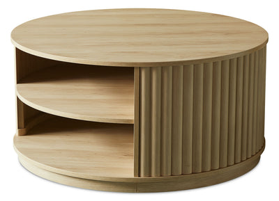 Juniper 35" Modern Coffee Table – Natural Oak | Table à café moderne Juniper de 35 po - chêne naturel