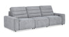 Shaquille O’Neal Home Prestige 3-Piece Power Reclining Sofa – Grey 