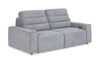 Shaquille O’Neal Home Prestige Sleeper Sectional with Power Sliding– Grey