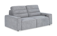 Shaquille O’Neal Home Prestige Sleeper Sectional with Power Sliding– Grey 