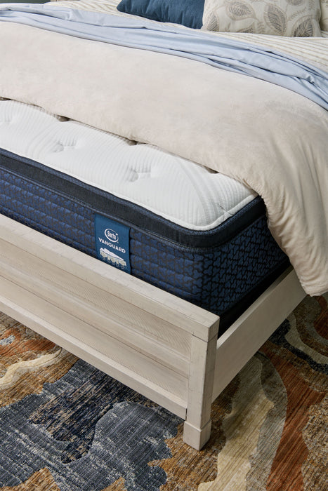 Serta Vanguard Stonebridge Eurotop Medium Queen Mattress 
