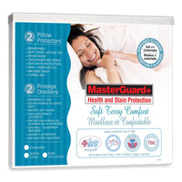 Masterguard® 2-Pack Platinum Soft Terry Queen Pillow Protector