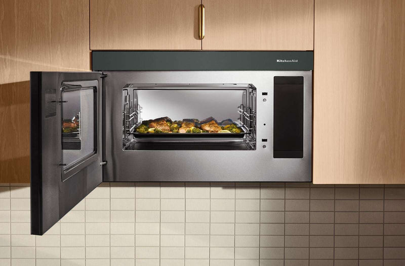 KitchenAid Multifunction Smart Flush Mount Over-the-Range Microwave Oven - Juniper - YKMMF530PJP