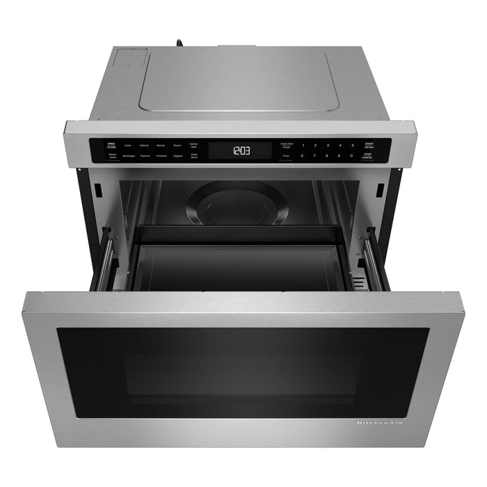 KitchenAid 24\" 1.3 Cu. Ft. Under-Counter Microwave Oven Drawer - Stainless Steel - KMBD524TPS