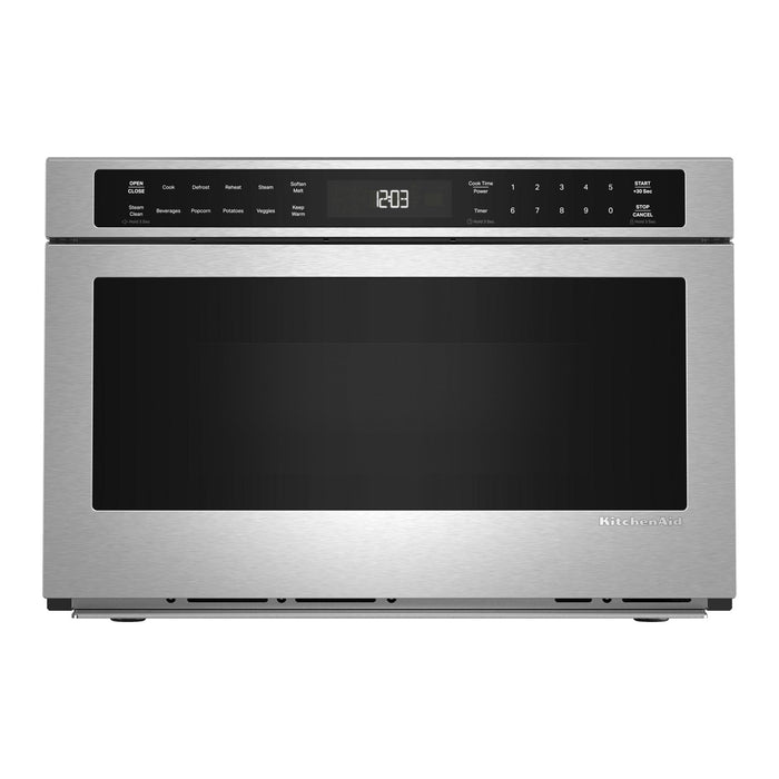KitchenAid 24\" 1.3 Cu. Ft. Under-Counter Microwave Oven Drawer - Stainless Steel - KMBD524TPS